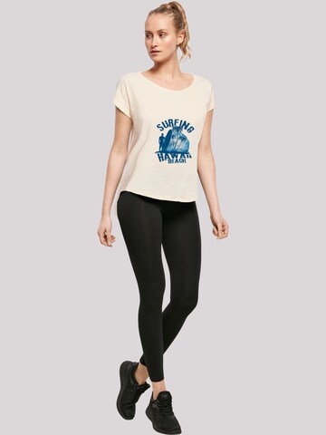 F4NT4STIC Shirt 'Hawaii Surf Beach Summer' in Beige