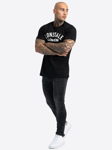 T-Shirt 'Bradfield' LONSDALE en noir