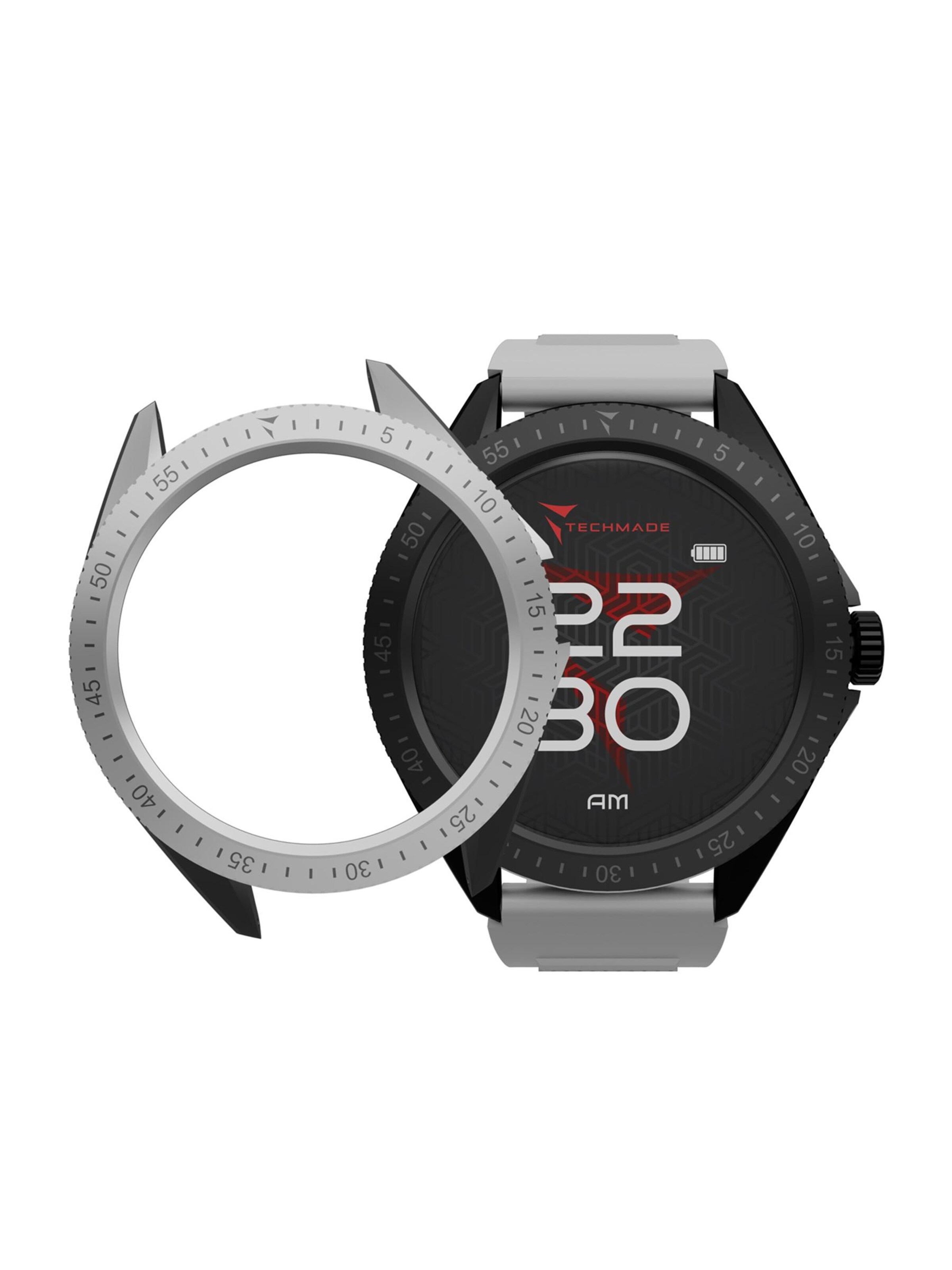 Techmade Digitaluhr 'SmartWatch ROCKS GRAY'‌‌‌‌‌‌‌‌‌‌ in Grau