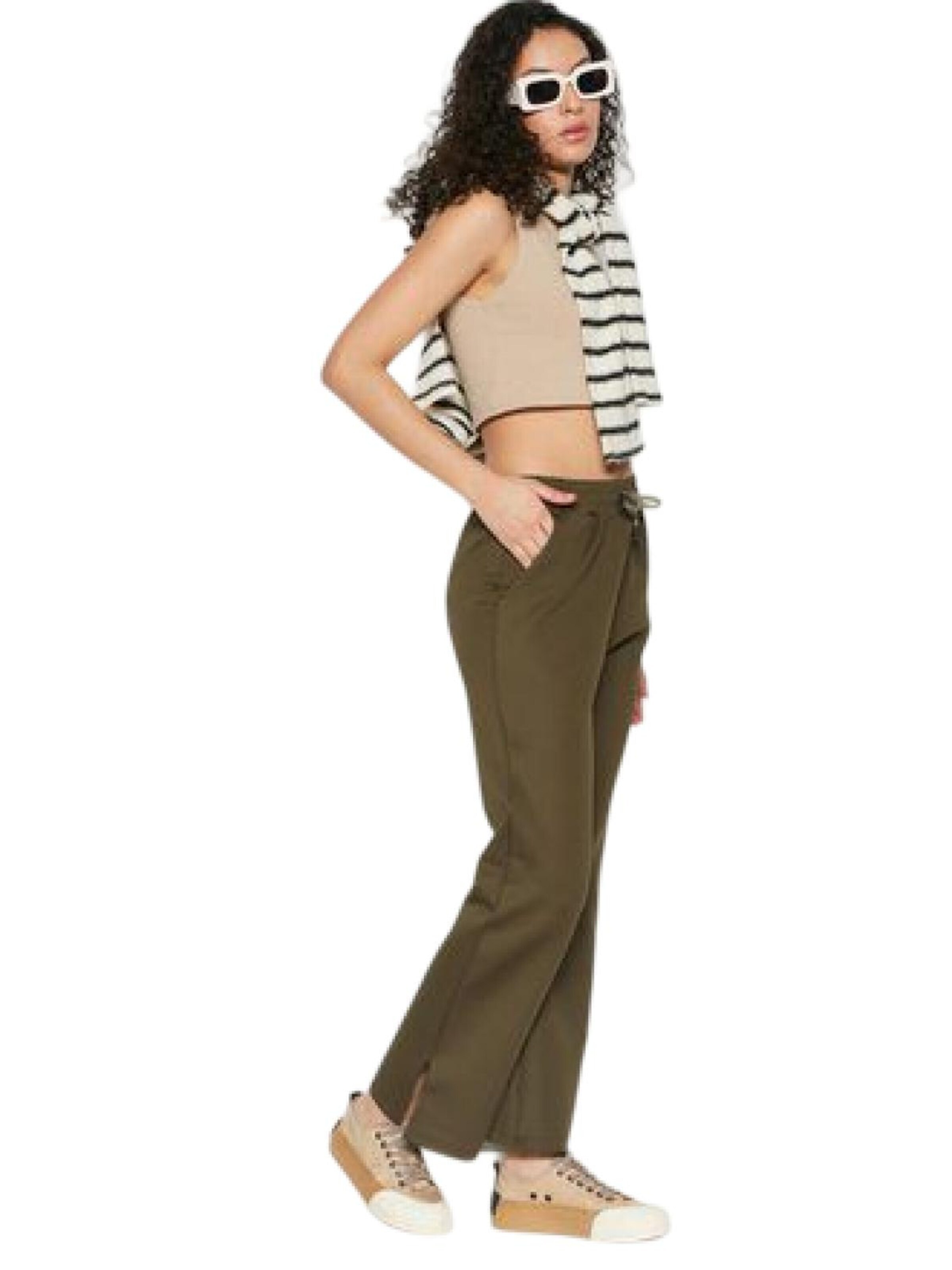 C&City Regular Broek in Groen