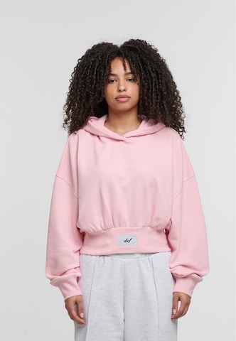 DEF Sweatshirt 'Nice' in Pink: Vorderseite