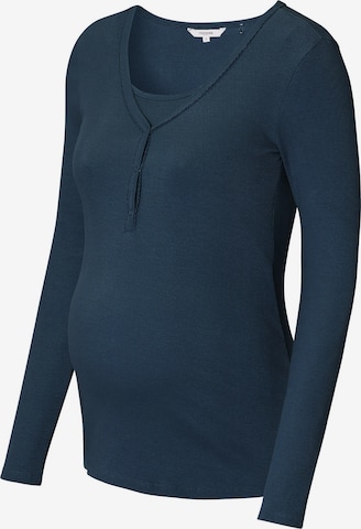 Chemise de nuit 'Amala' Noppies en bleu : devant