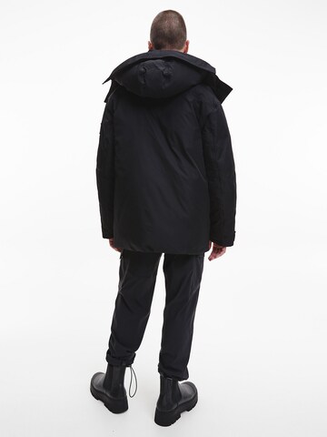 Parka mi-saison Calvin Klein Jeans en noir