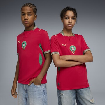 PUMA Functioneel shirt 'Marokko 2026' in Rood: voorkant
