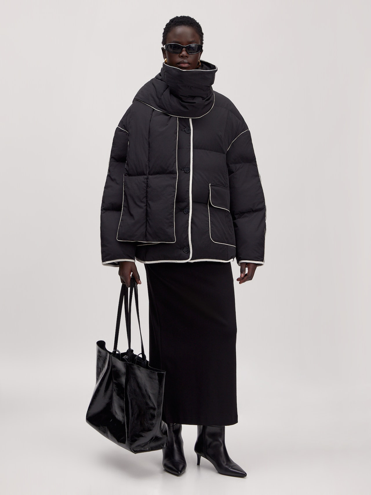 EDITED Giacca invernale 'Azaria' nero