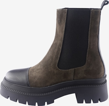 D.MoRo Shoes Chelsea Boots 'Partig' in Green: front