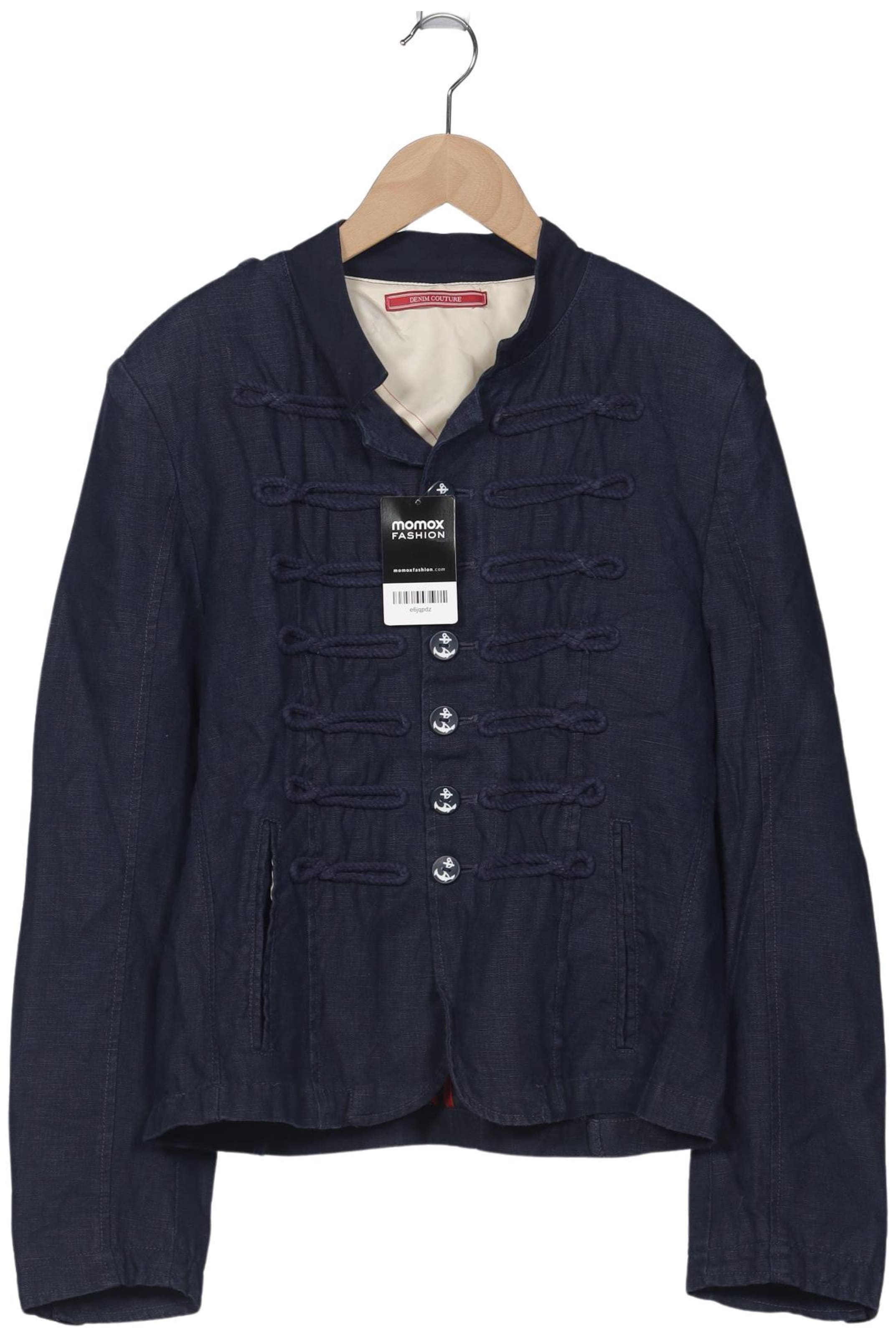 ZARA Jacket & Coat in M in Blue: front