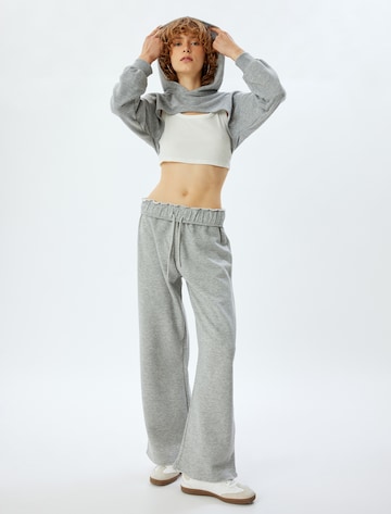 Koton Wide leg Trousers in Grey