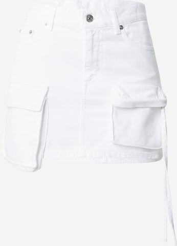 Gonna di Dondup in bianco: frontale
