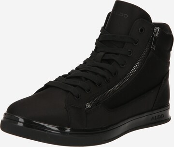 ALDO Sneakers hoog 'ANTONIO' in Zwart: voorkant