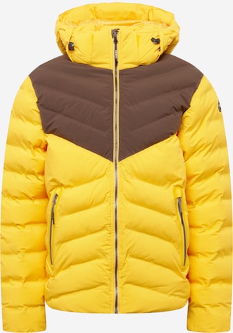 ICEPEAK Outdoor jacket 'Aubusson' in Yellow: front