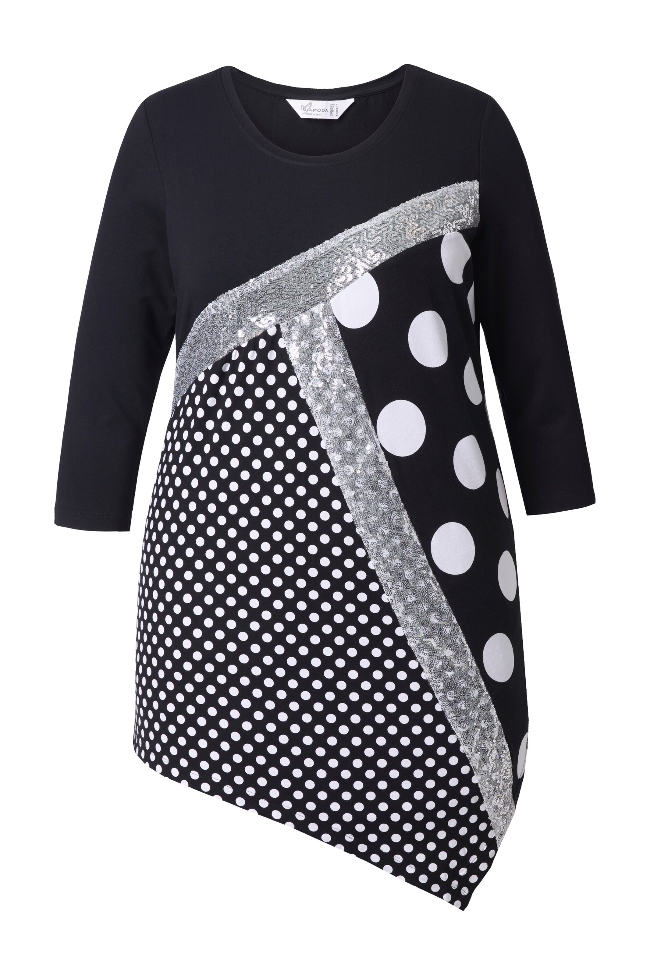 MIAMODA Blouse in Black: front