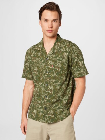 LEVI'S ® Comfort fit Button Up Shirt 'Classic Camper' in Green: front