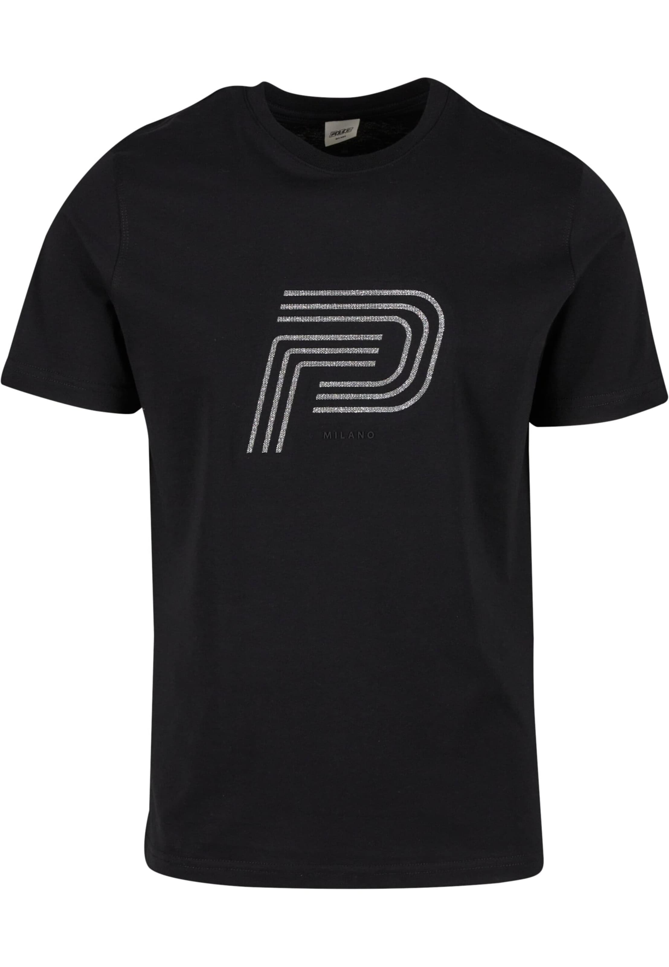 melns 883Police T-Krekls 'Costelow': no priekšpuses