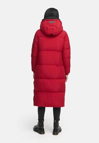 NAVAHOO Mantel 'Taublüte XIV' in Rot