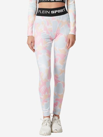 Skinny Leggings Plein Sport en rose : devant
