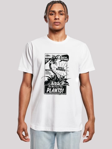 F4NT4STIC T-Shirt 'Atomfall Do Not Feed The Plants!' in Weiß: Vorderseite