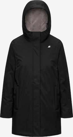 K-Way - Chaqueta de invierno 'K-WAY SOPHIE TWILL SOFT BEAVER GIUBBINO' en negro: frente