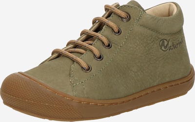 Pirmieji vaiko vaikščiojimo bateliai iš NATURINO, spalva – rusvai žalia, Prekių apžvalga