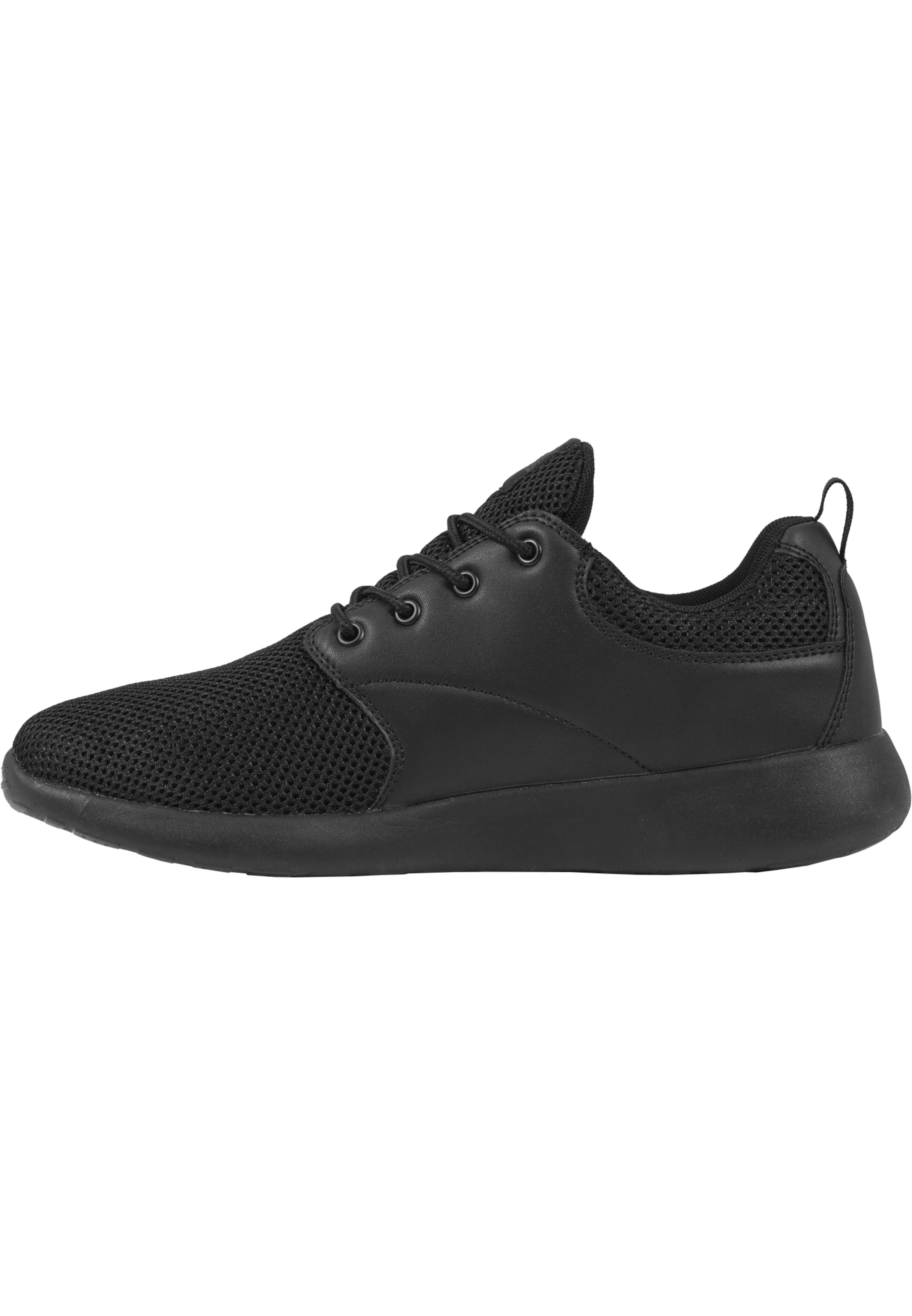 Urban Classics Sneaker 'Light Runner' in Schwarz: Vorderseite