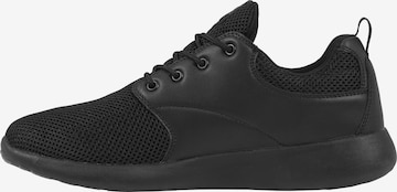 Sneaker low 'Light Runner' de la Urban Classics pe negru: față