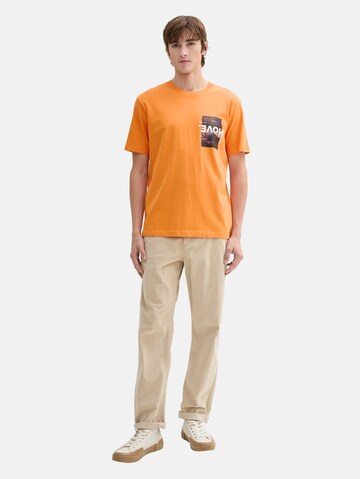 TOM TAILOR DENIM Shirt in Orange