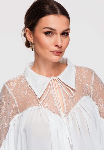 Ombre Blouse 'OW-TS-E0026' in White