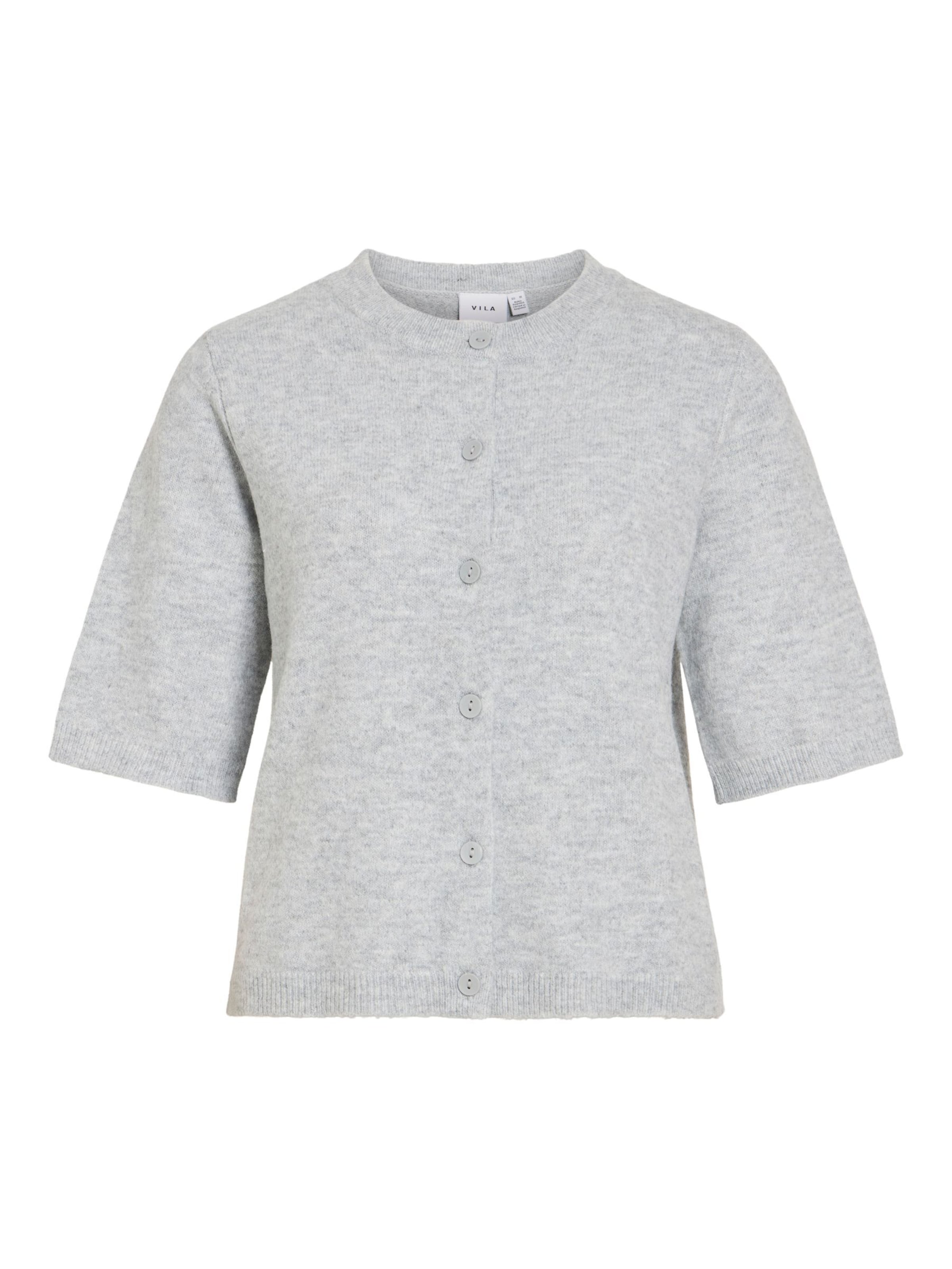 VILA - Cárdigan 'VILIGA' en gris: frente