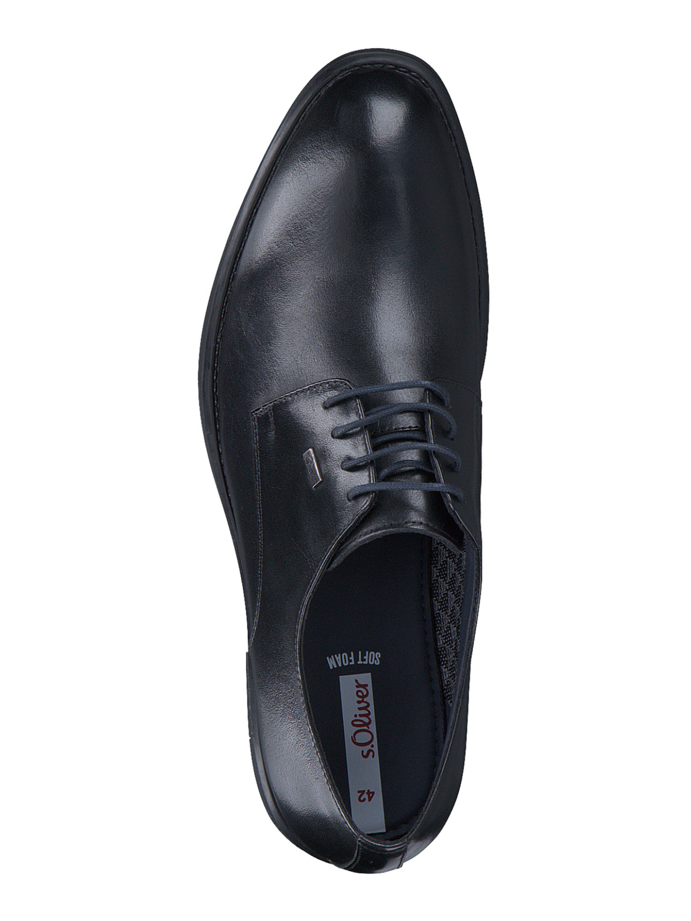 Chaussure à lacets s.Oliver en noir