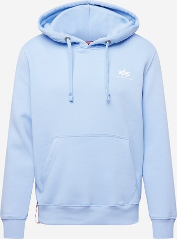 Felpa di ALPHA INDUSTRIES in blu: frontale