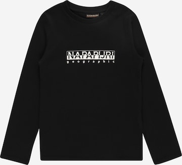 NAPAPIJRI T-shirt i svart: framsida