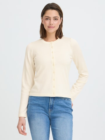 ICHI Strickjacke 'IHLULS' in Beige: Vorderseite