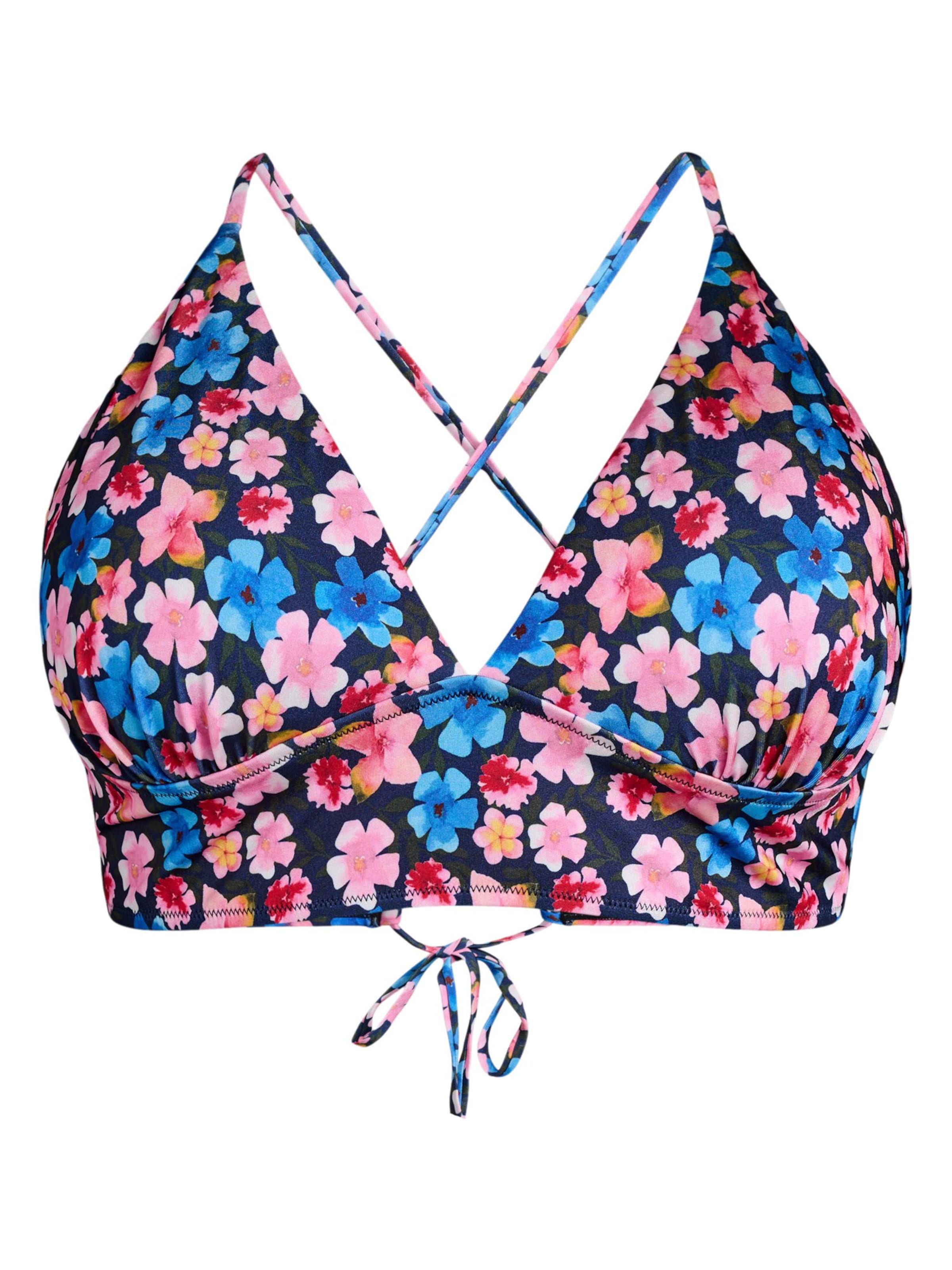 Triangolo Top per bikini 'Caanne' di Zizzi in colori misti: frontale