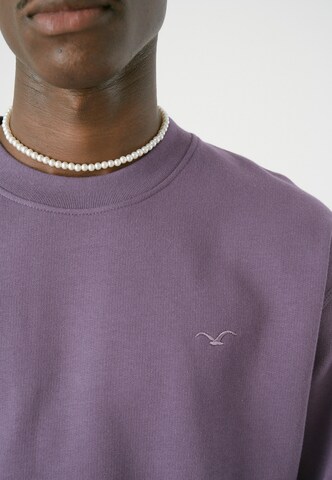 Cleptomanicx Sweatshirt 'Ligull Boxy' in Purple