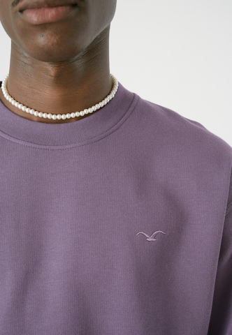 Cleptomanicx Sweatshirt 'Ligull Boxy' in Lila