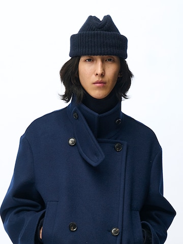 GOBI Cashmere Mössa 'Unisex Cashmere Grandpa Hat' i blå: framsida