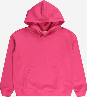KIDS ONLYSweater majica - roza boja: prednji dio