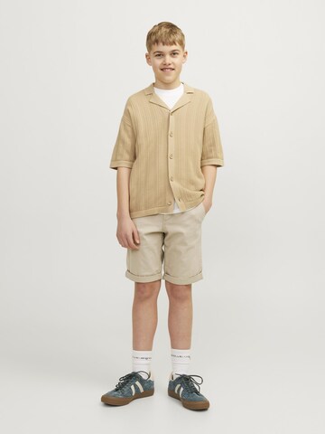 JACK & JONES MINI Regular Pants 'JPSTDavid' in Beige