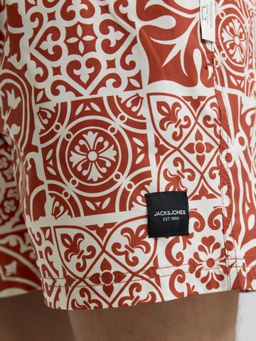 Shorts de bain JACK & JONES en rouge