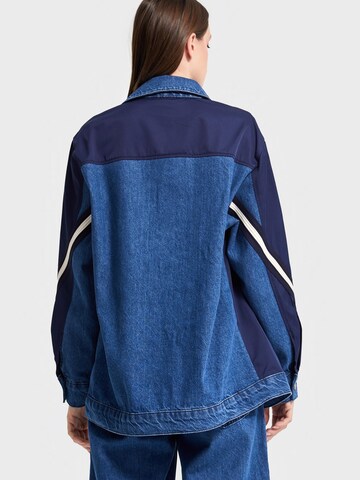 IT'S BASIC Tussenjas 'Straight Denim Jacket' in Blauw