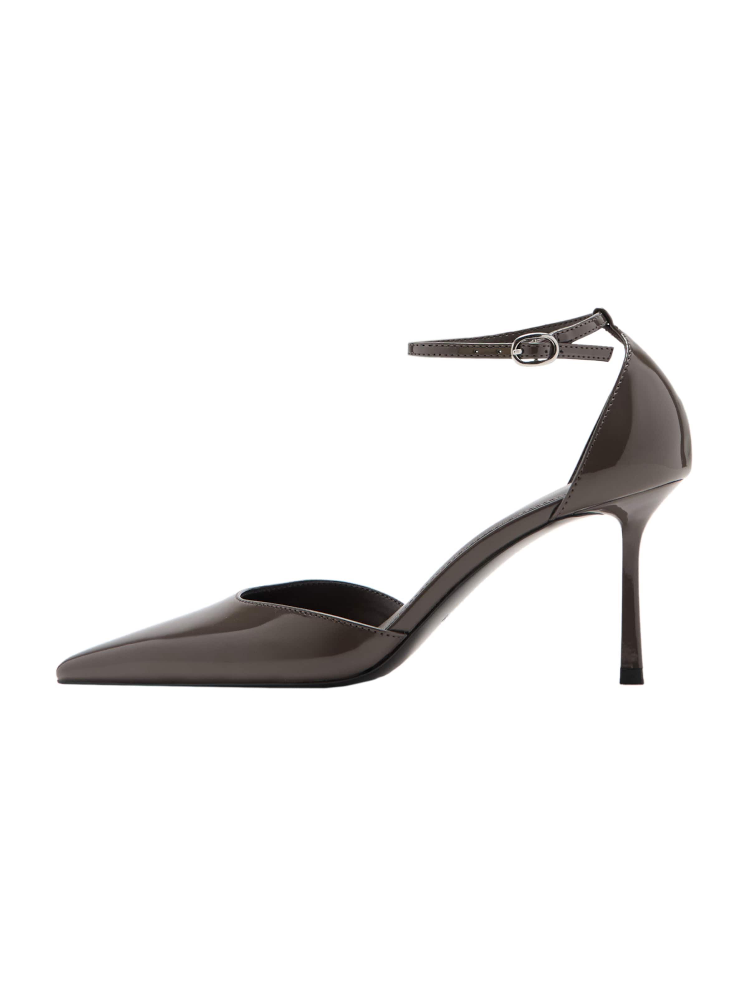MANGO Pumps 'Beli' in Grau: Vorderseite