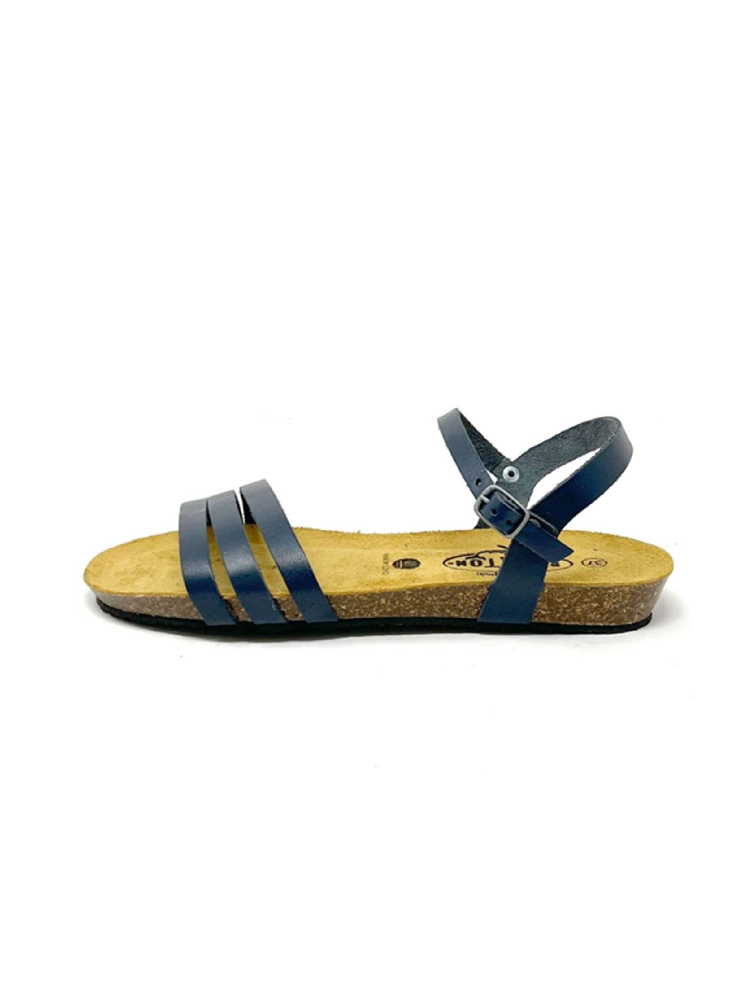 Plakton Sandale 'Fran Alou'‌ in Blau: Vorderseite