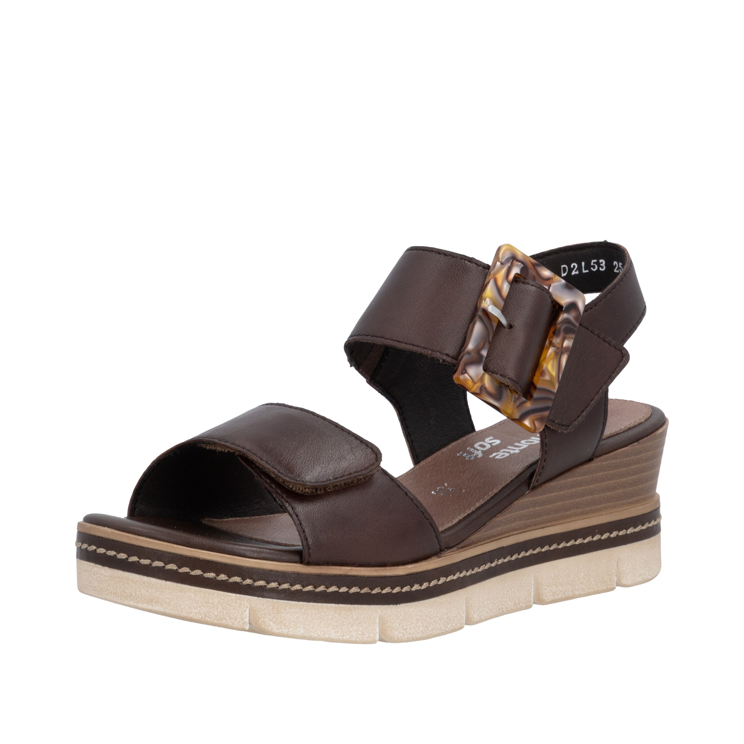 REMONTE Sandals in Brown: front
