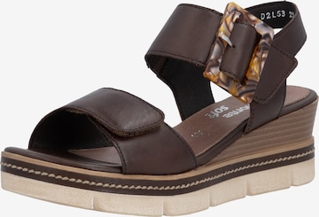 Sandales REMONTE en marron : devant