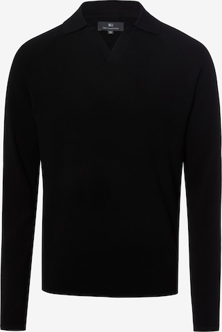 Pull-over Nils Sundström en noir : devant