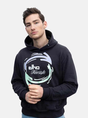 Sweat-shirt 'Luzern' elho en noir : devant