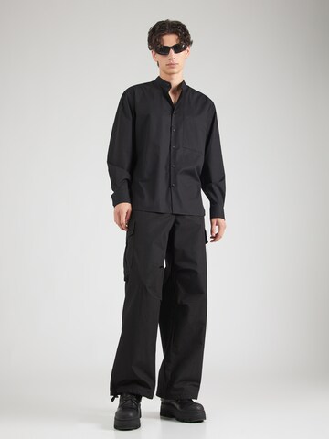 Calvin Klein Regular Fit Hemd in Schwarz