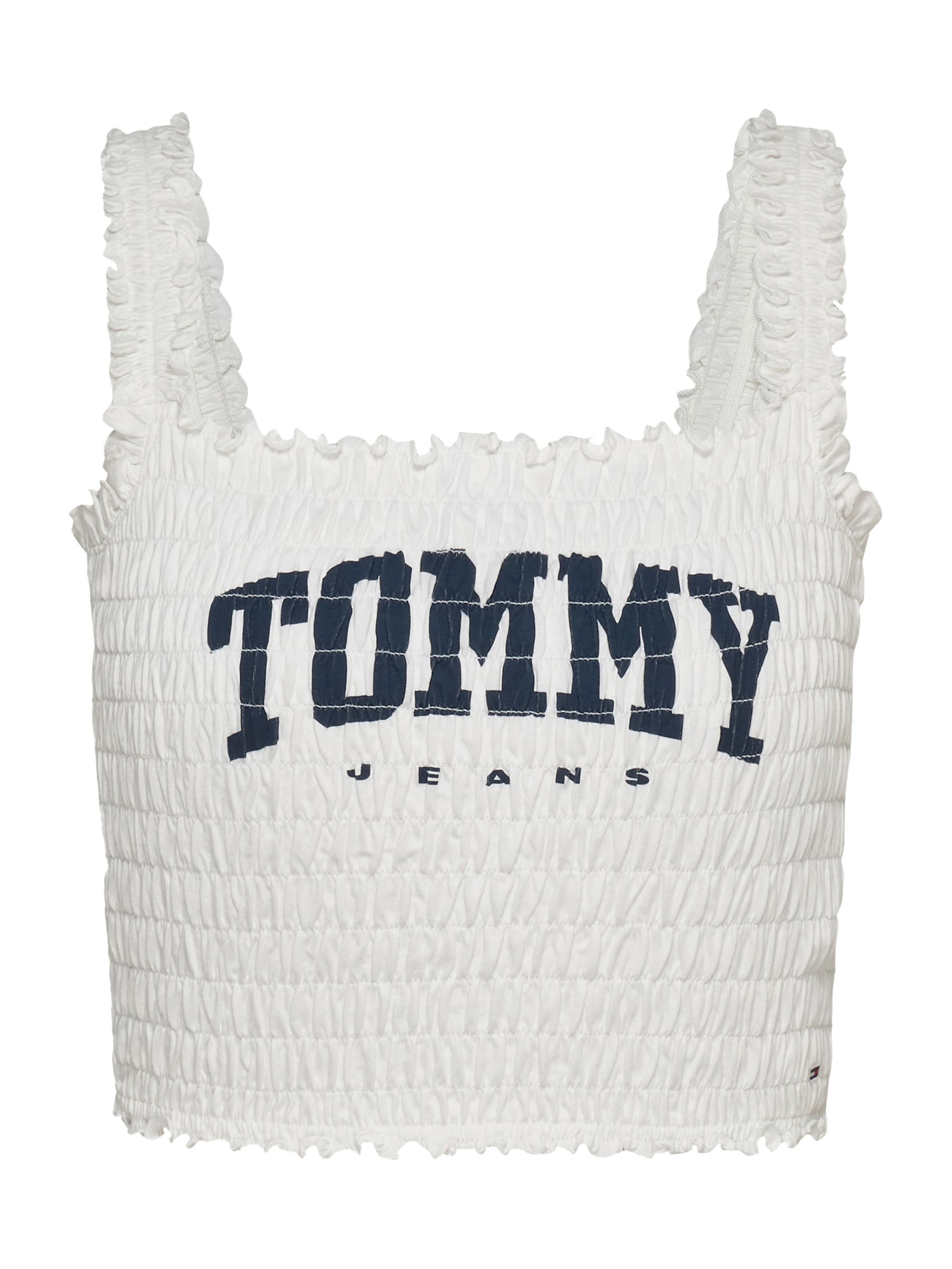 Tommy Jeans Топ в Белый: спереди