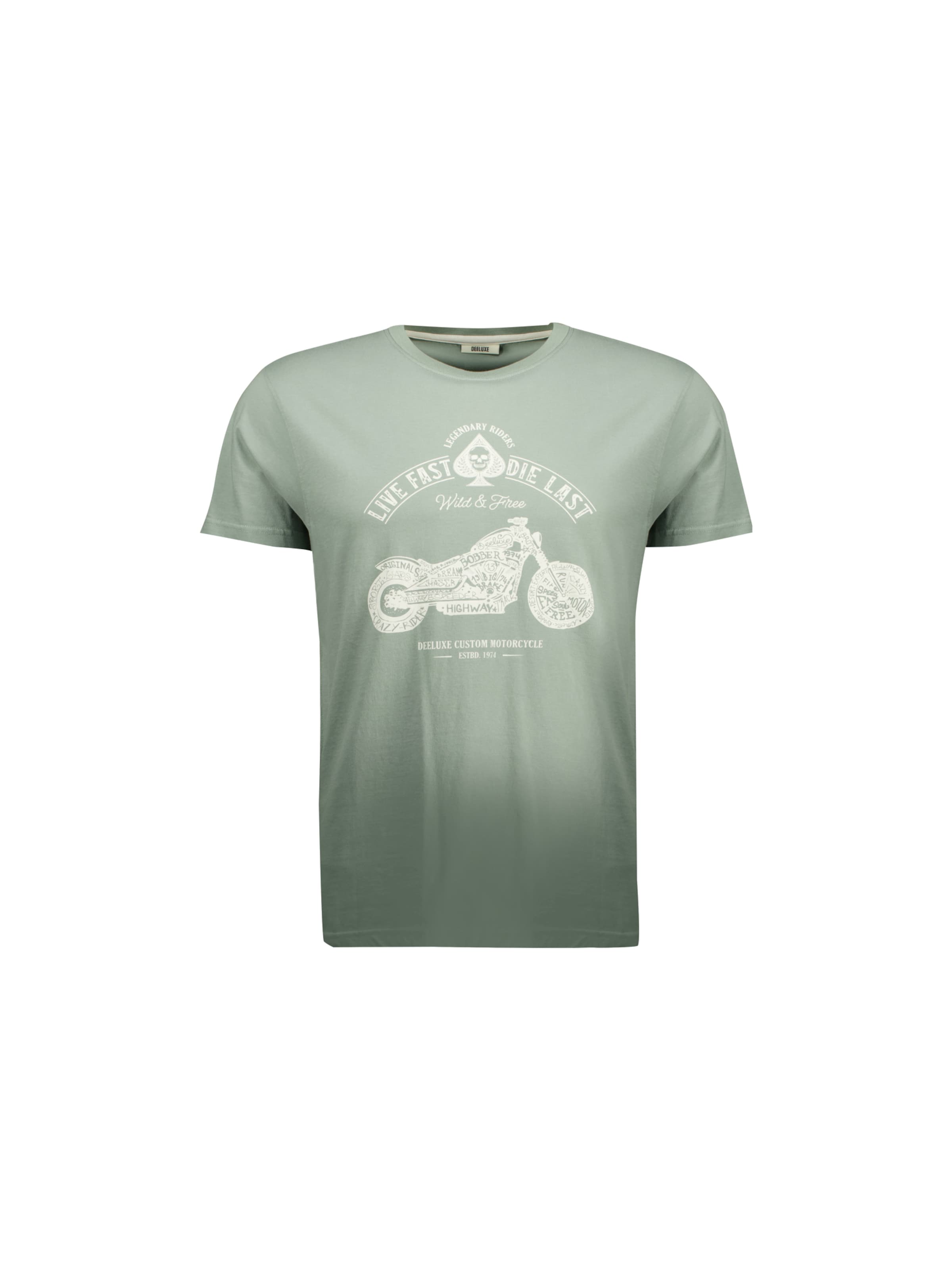 T-Shirt 'PARK' Deeluxe en vert : devant
