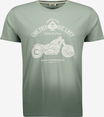 T-Shirt 'PARK' Deeluxe en vert : devant